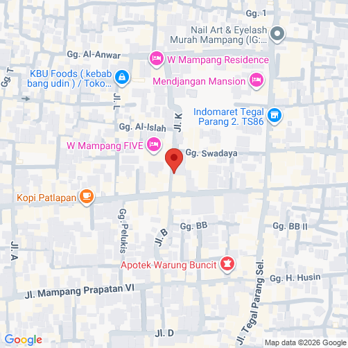 Map of (Jakarta Selatan, Jakarta)