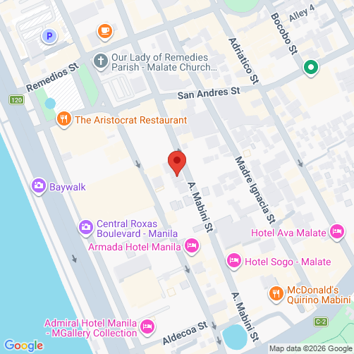Map of (Malate Manila)